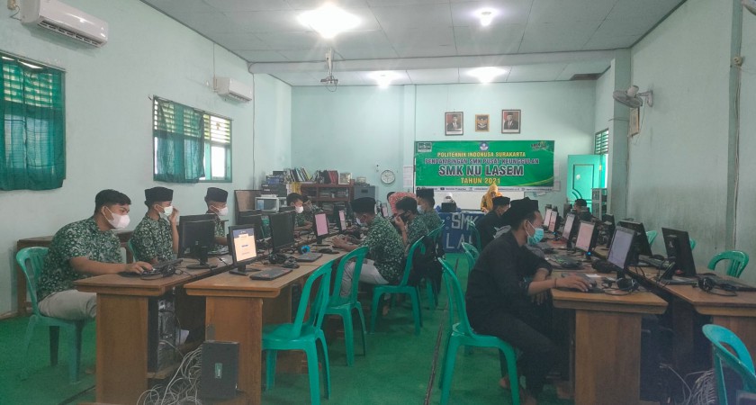 SMK NU LASEM SUKSES LAKSANAKAN ASESMEN NASIONAL BERBASIS KOMPUTER (ANBK) 2021