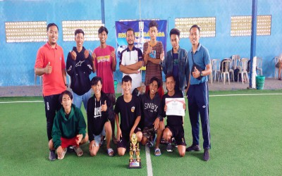 TIM FUTSAL SMK NU LASEM RAIH JUARA 3 DALAM GAME FUN REMBANG 2021