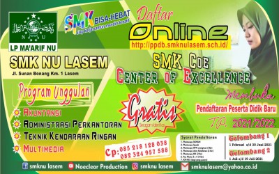 Sukses Rekrut 272 Peserta Didik Baru, SMK NU Lasem Lakukan Sosialisasi Masif Di Sosial Media